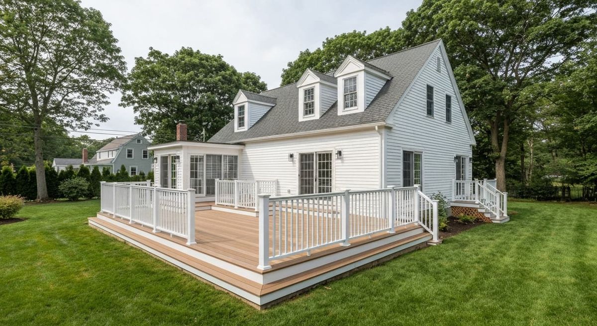 Custom Deck Building Project in Clinton, MA